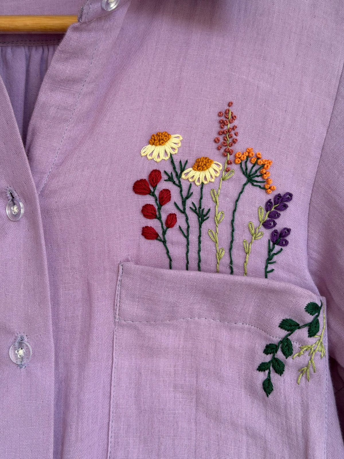 Lavender Gauze Shirt