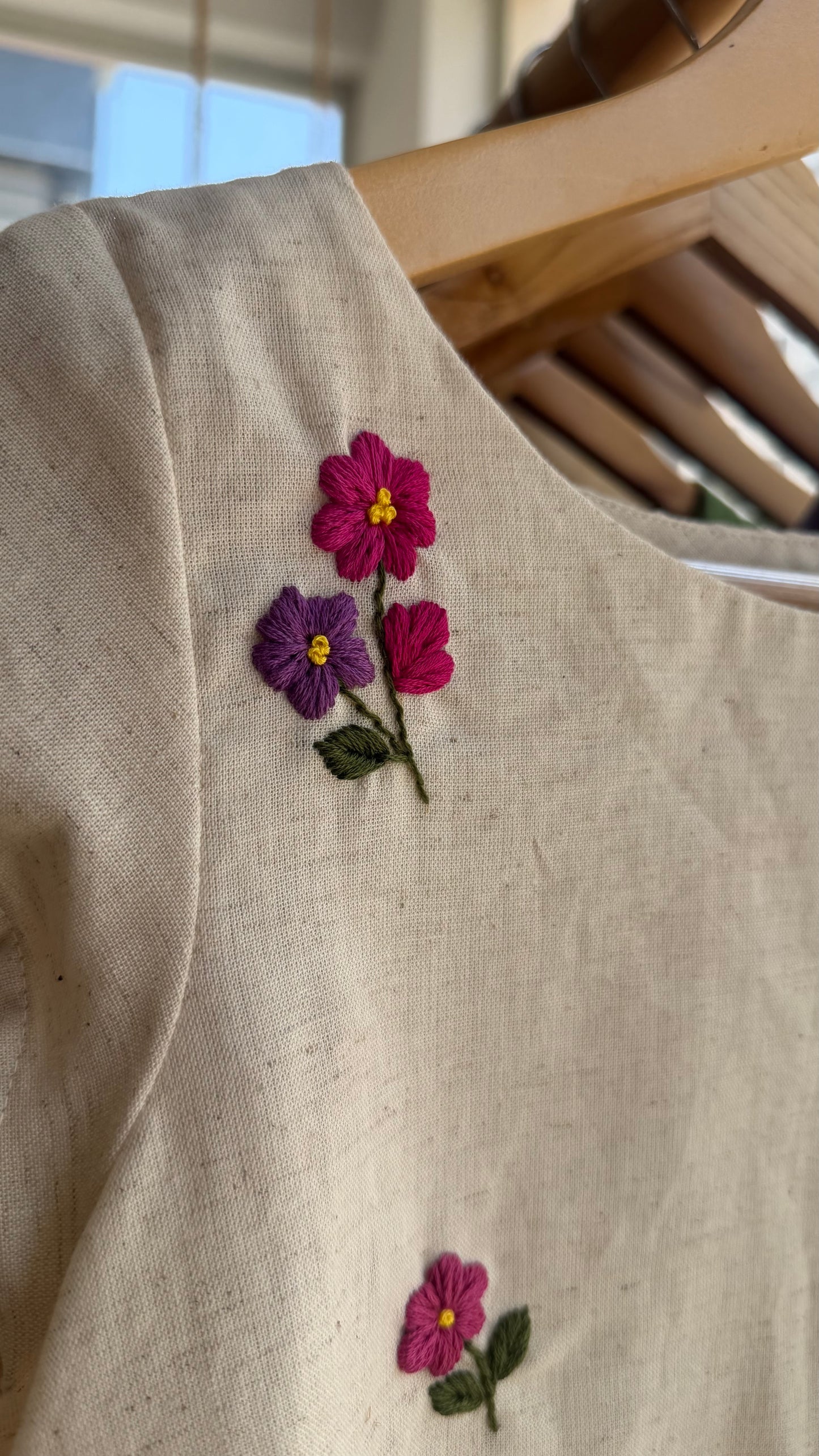 🌼 Meadow – Hand Embroidered Kurta Set 🌼