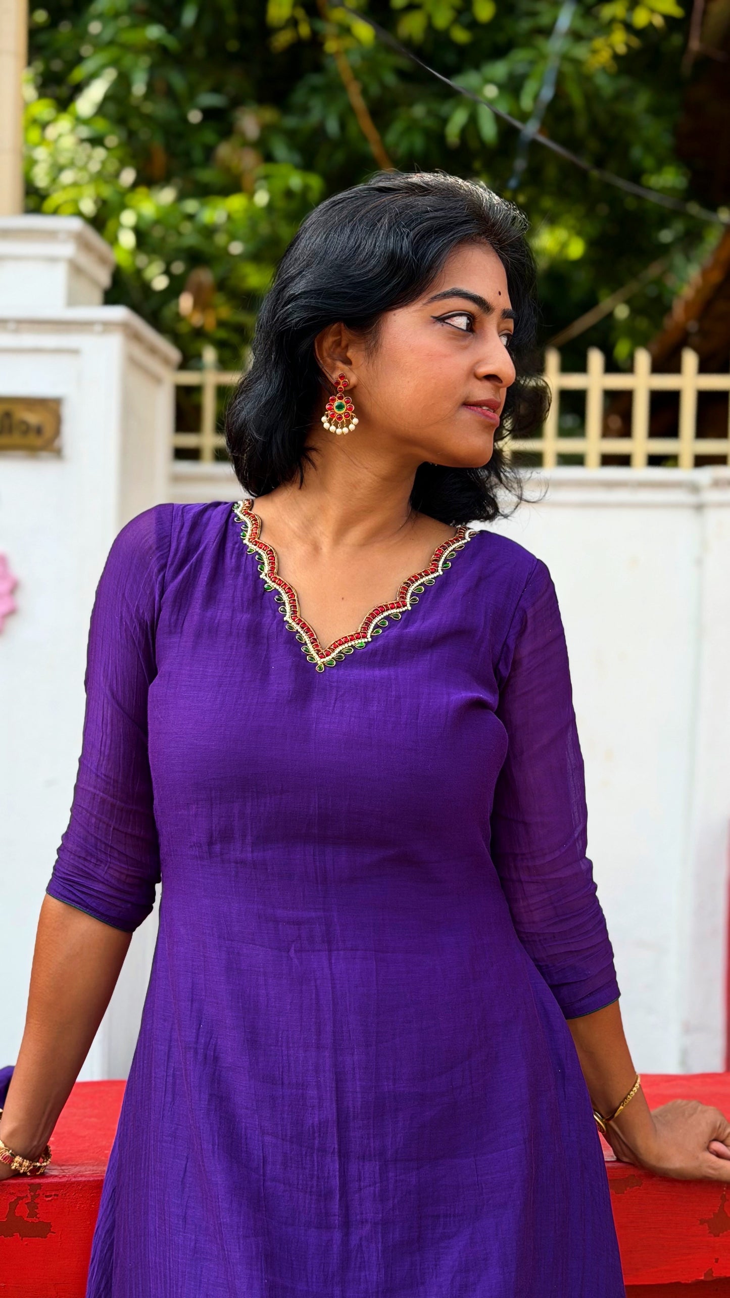 Jadau Purple Heirloom Set