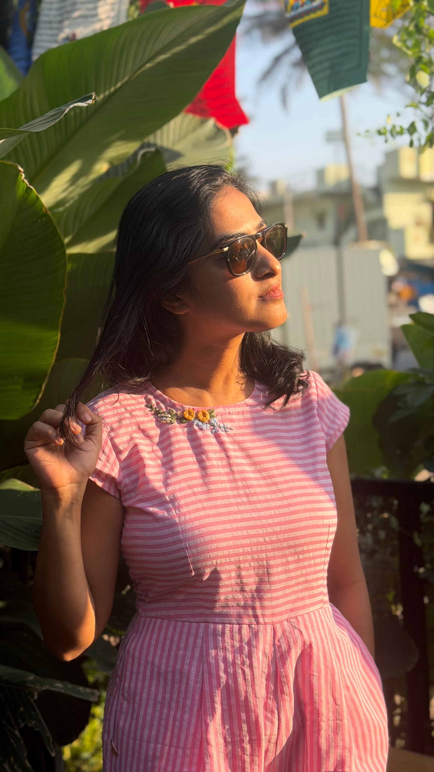 Blush Breeze Handcrafted Jumpsuit
