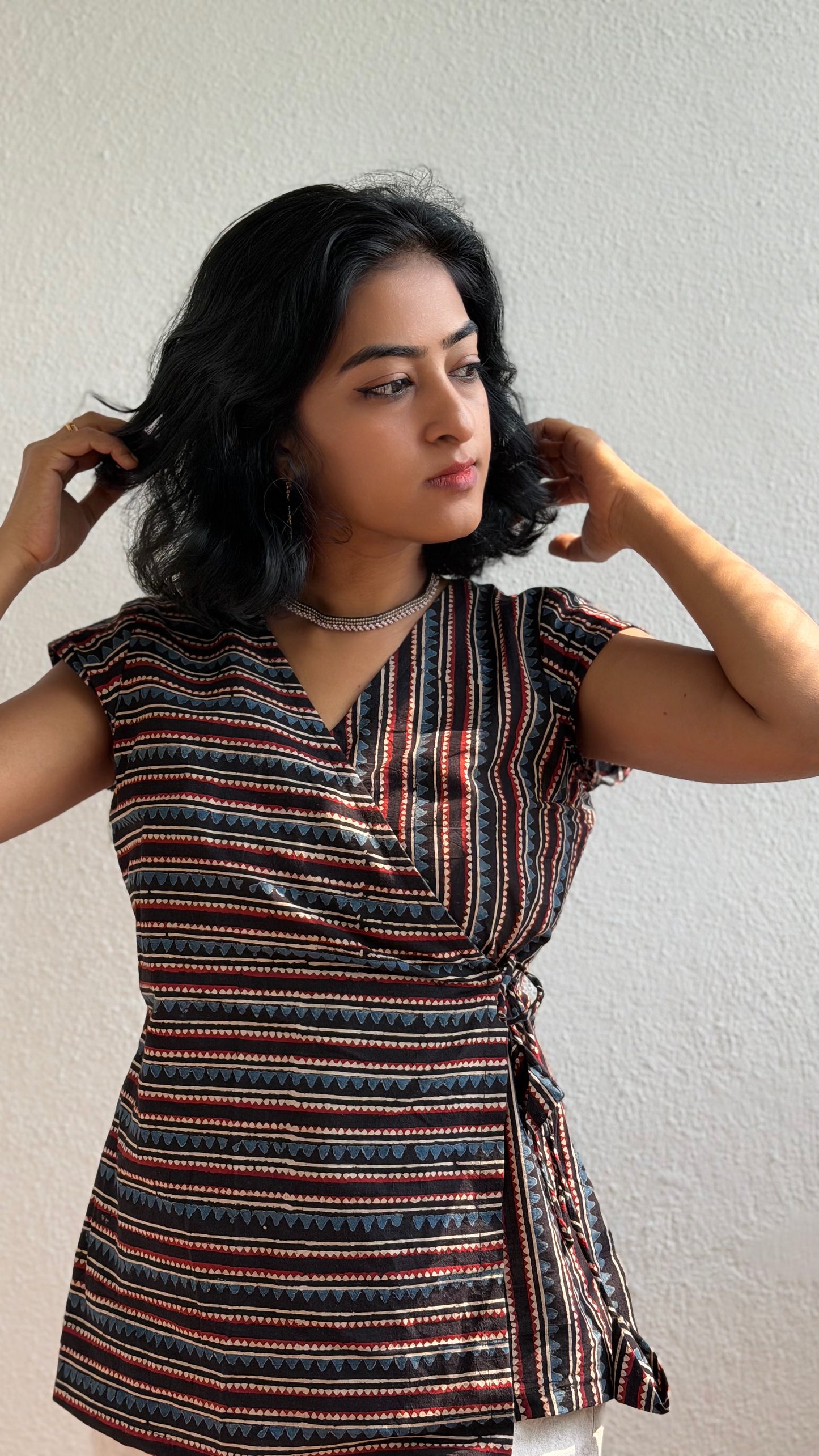 Desert Rhythm Wrap Top