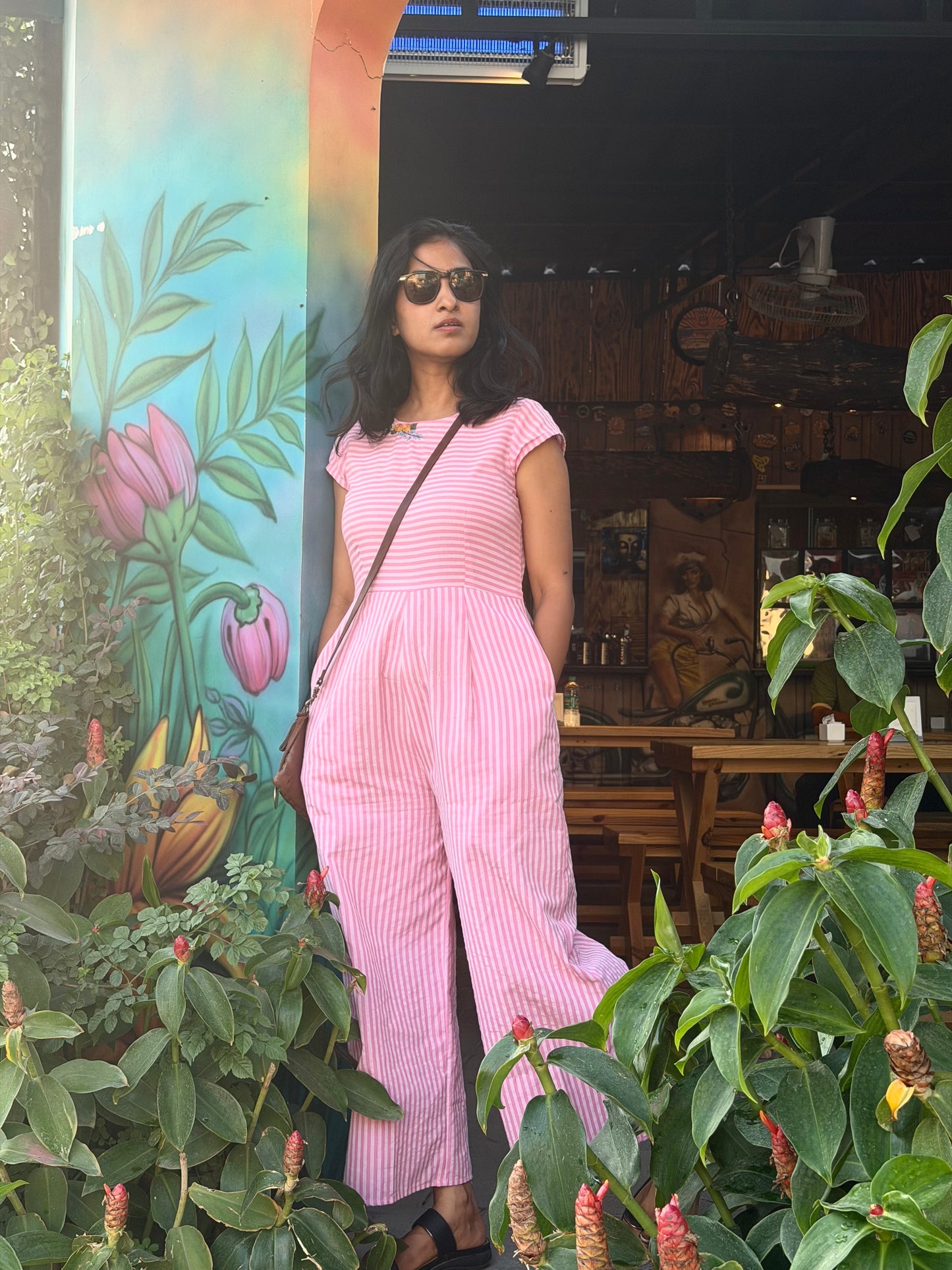 Blush Breeze Handcrafted Jumpsuit