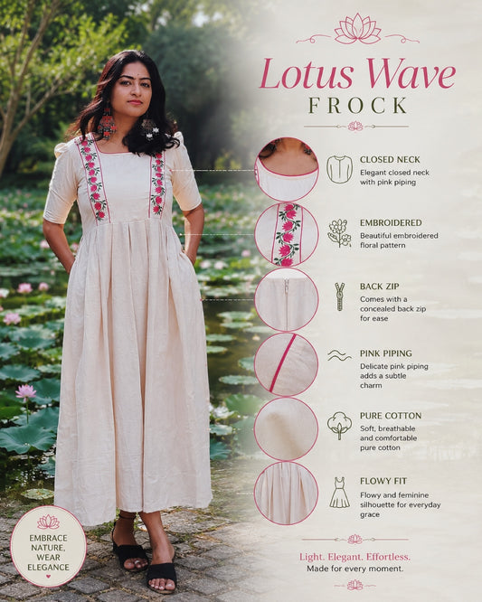 Lotus Waves Frock