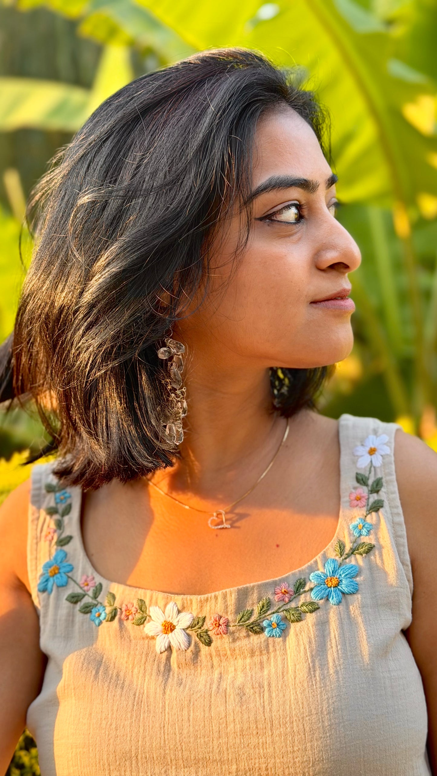 Ivory Bloom Kurti