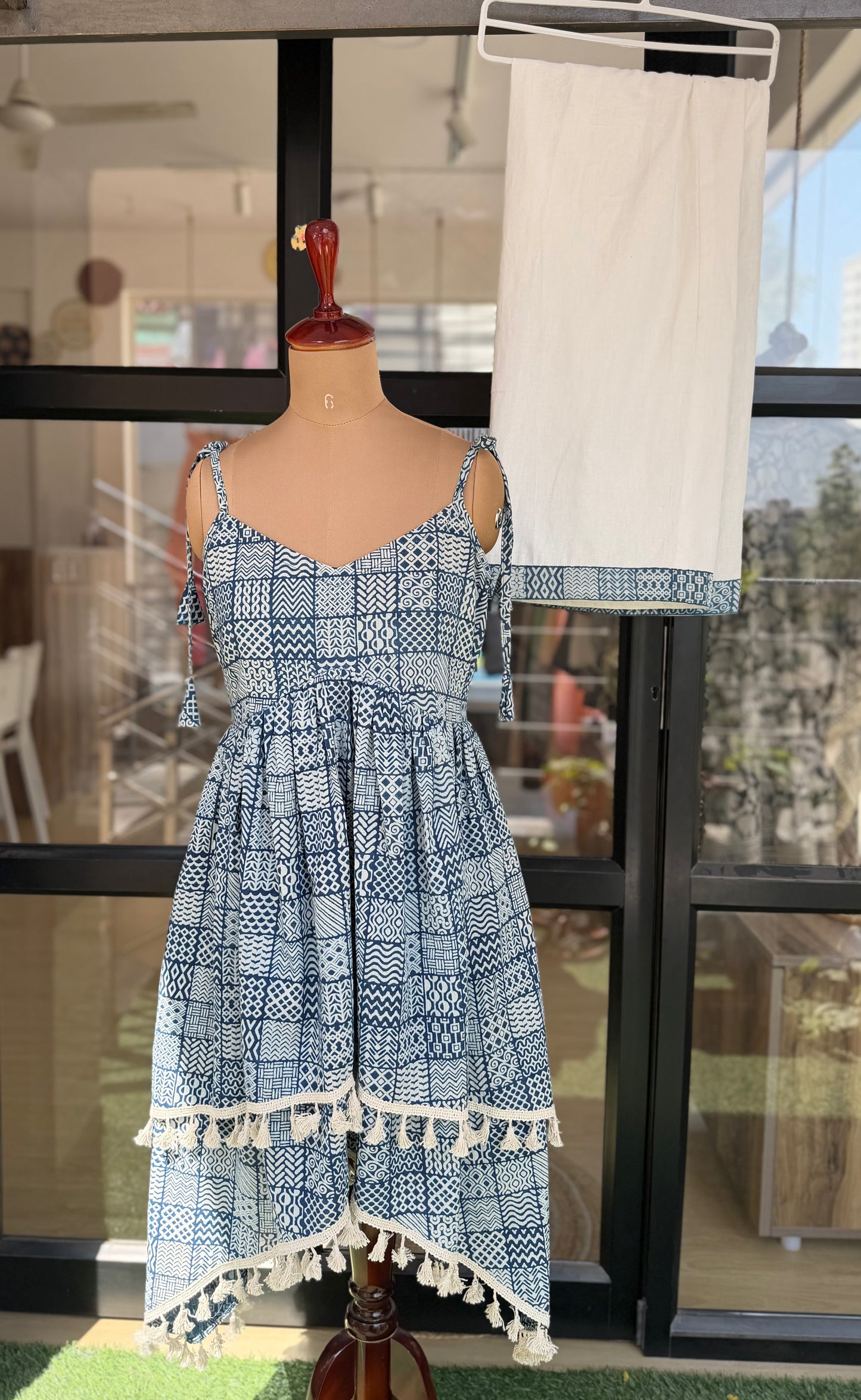 Indigo Mosaic Coord