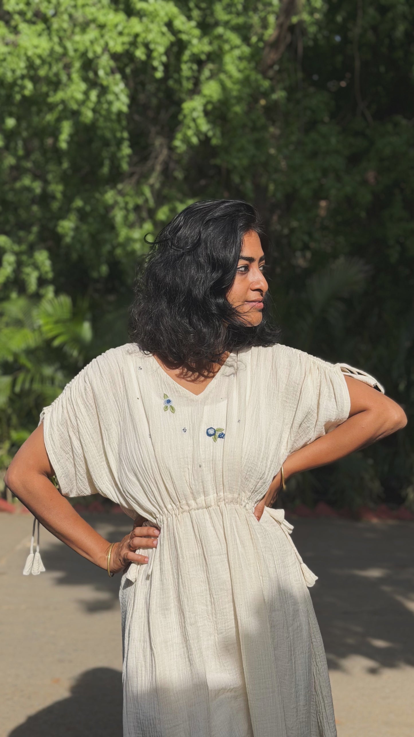 Blue bell Whisper Tie Dress