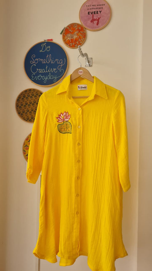 Sunshine Lily Long Shirt(SH0010)