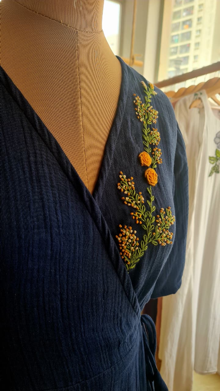 The Midnight Bloom Wrap-FR1046