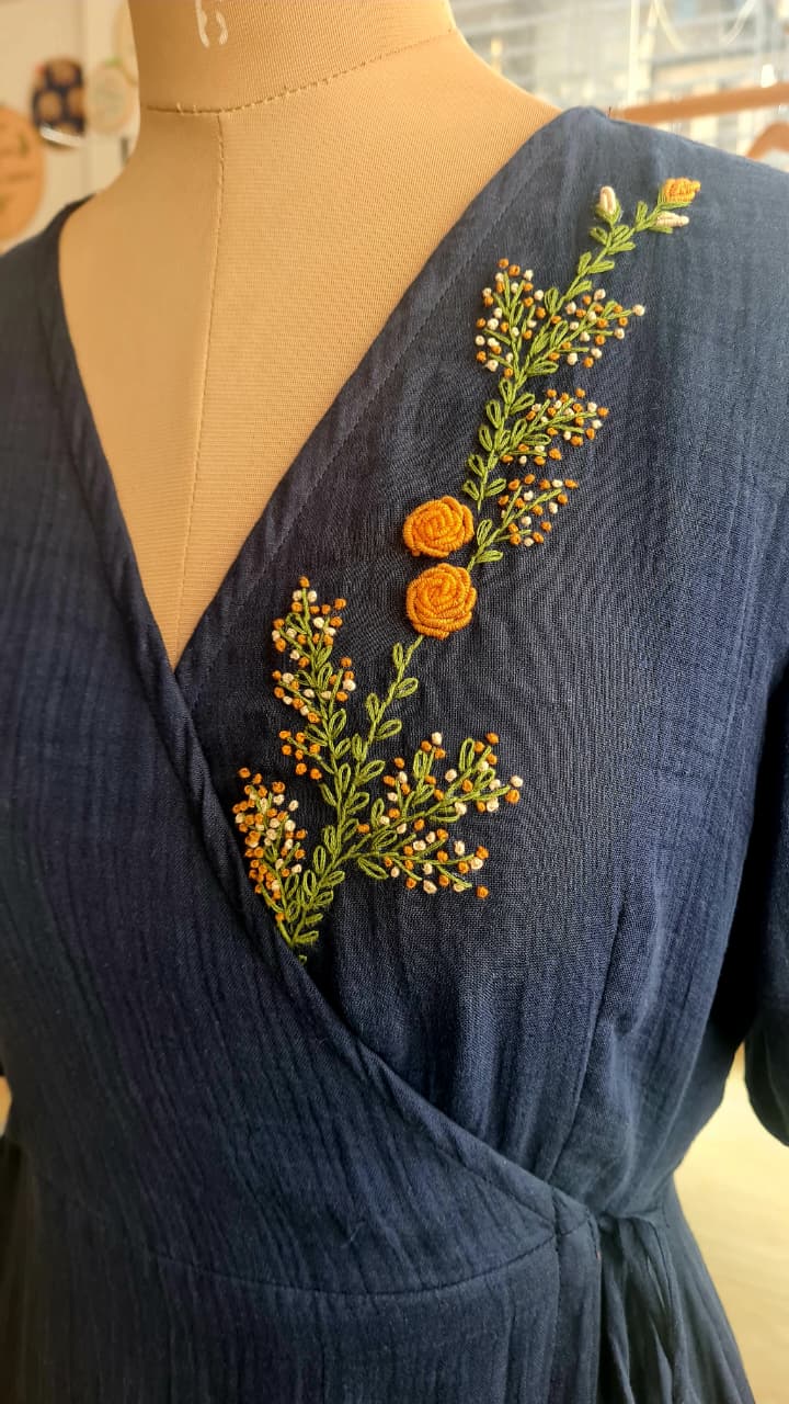 The Midnight Bloom Wrap-FR1046