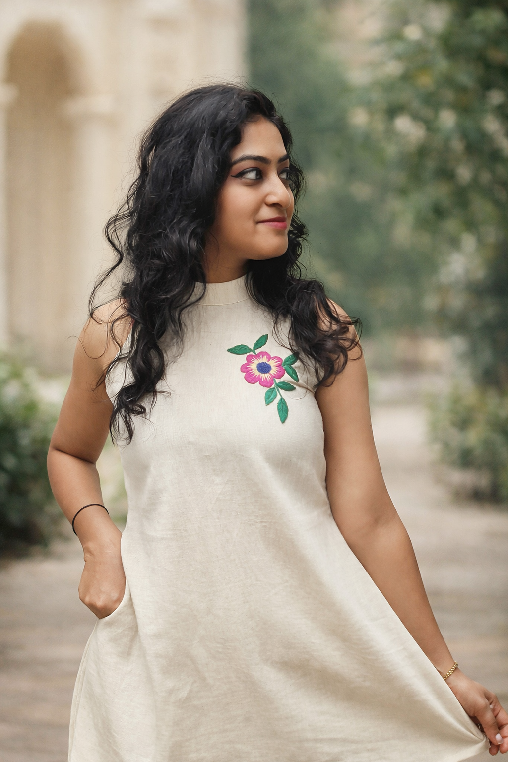 Blossom Harmony Khadi Cotton Set