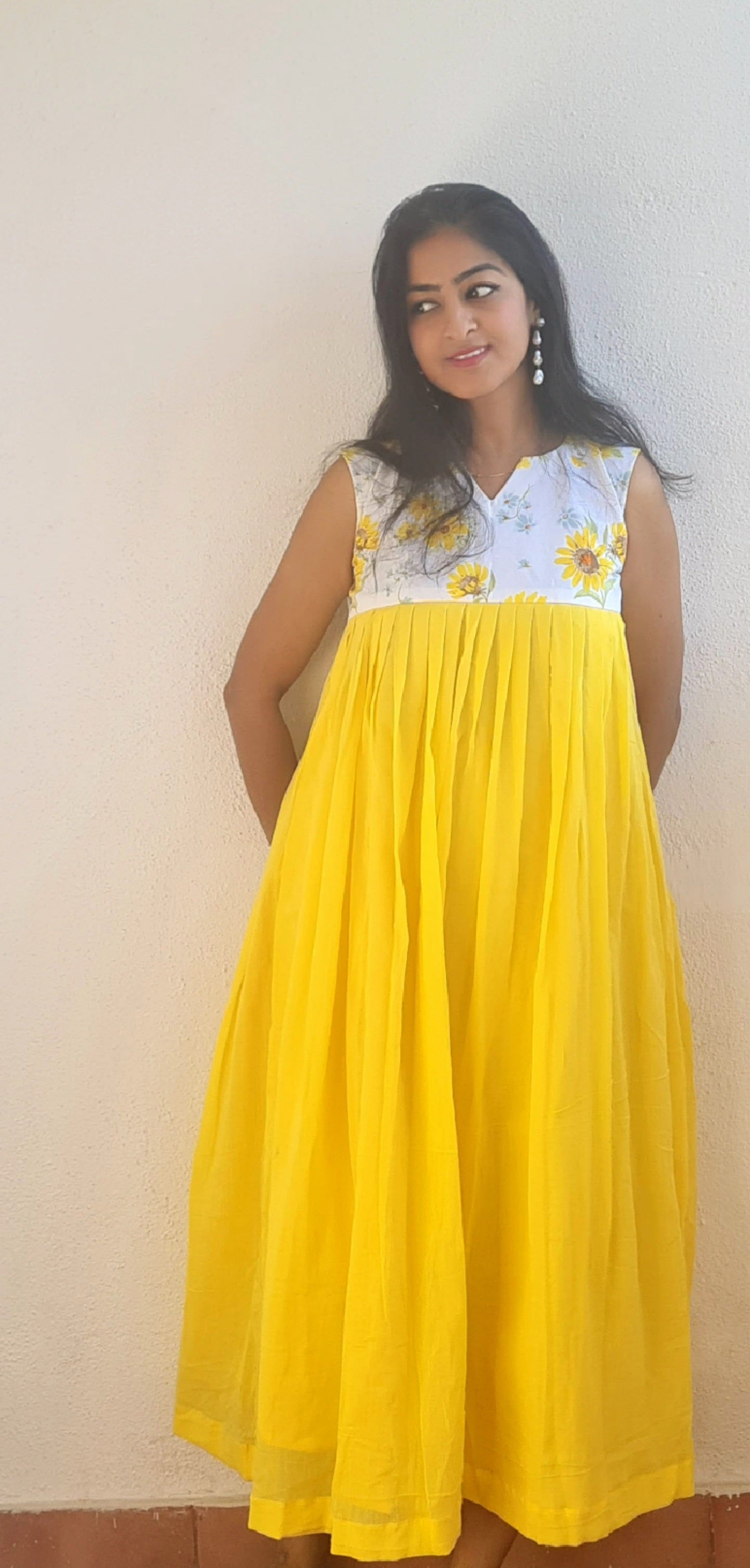 Radiant Sunflower Frock