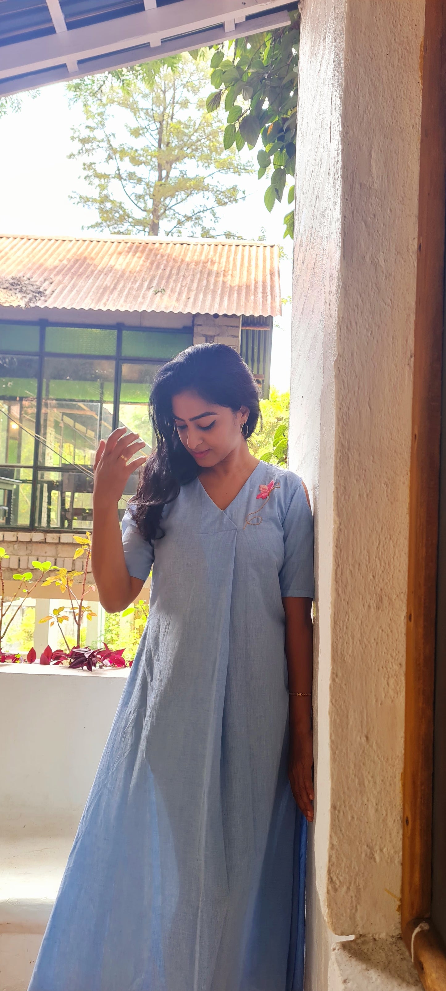 Whispers of Blue The Butterfly Frock