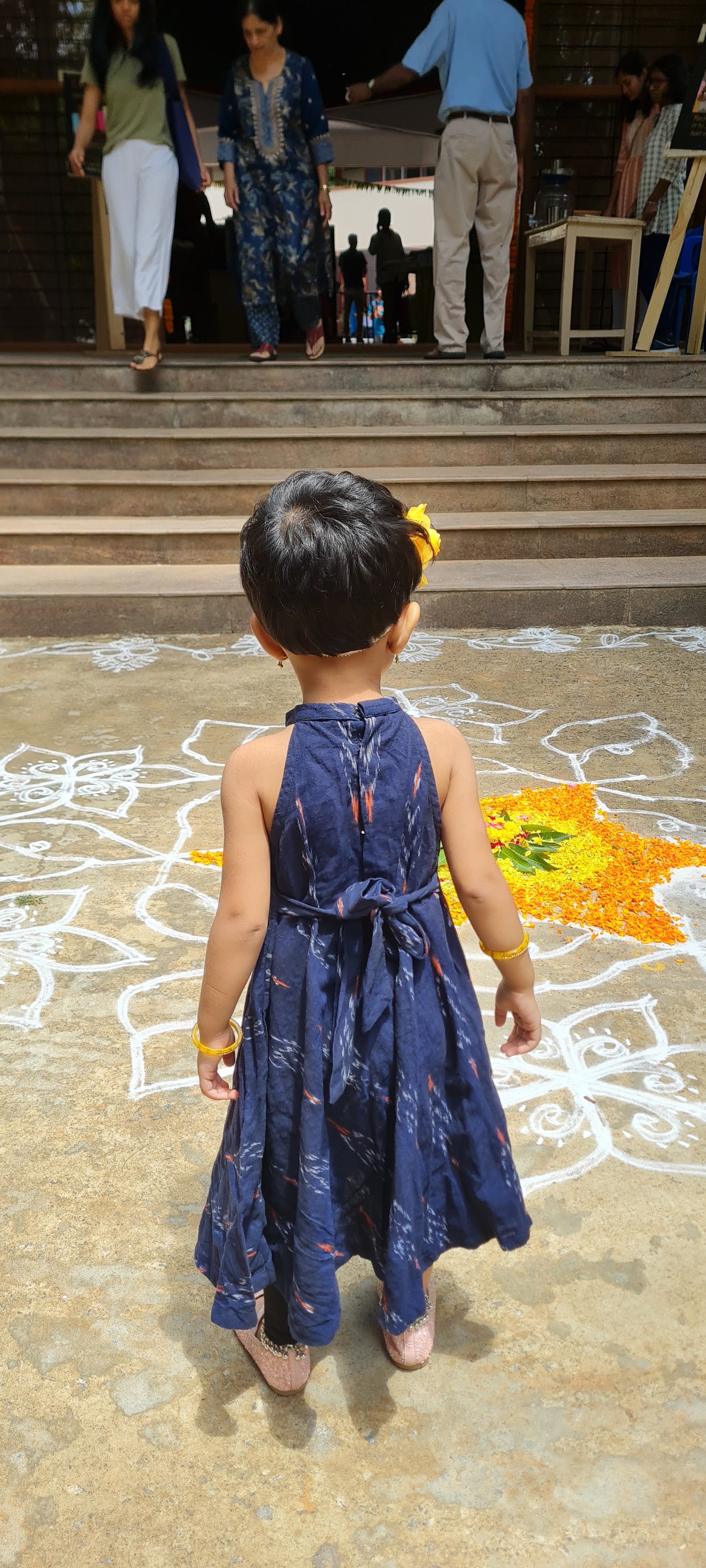 The Ikat Kanchi Fusion Frock