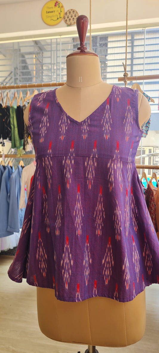 The Ikat Peplum Top