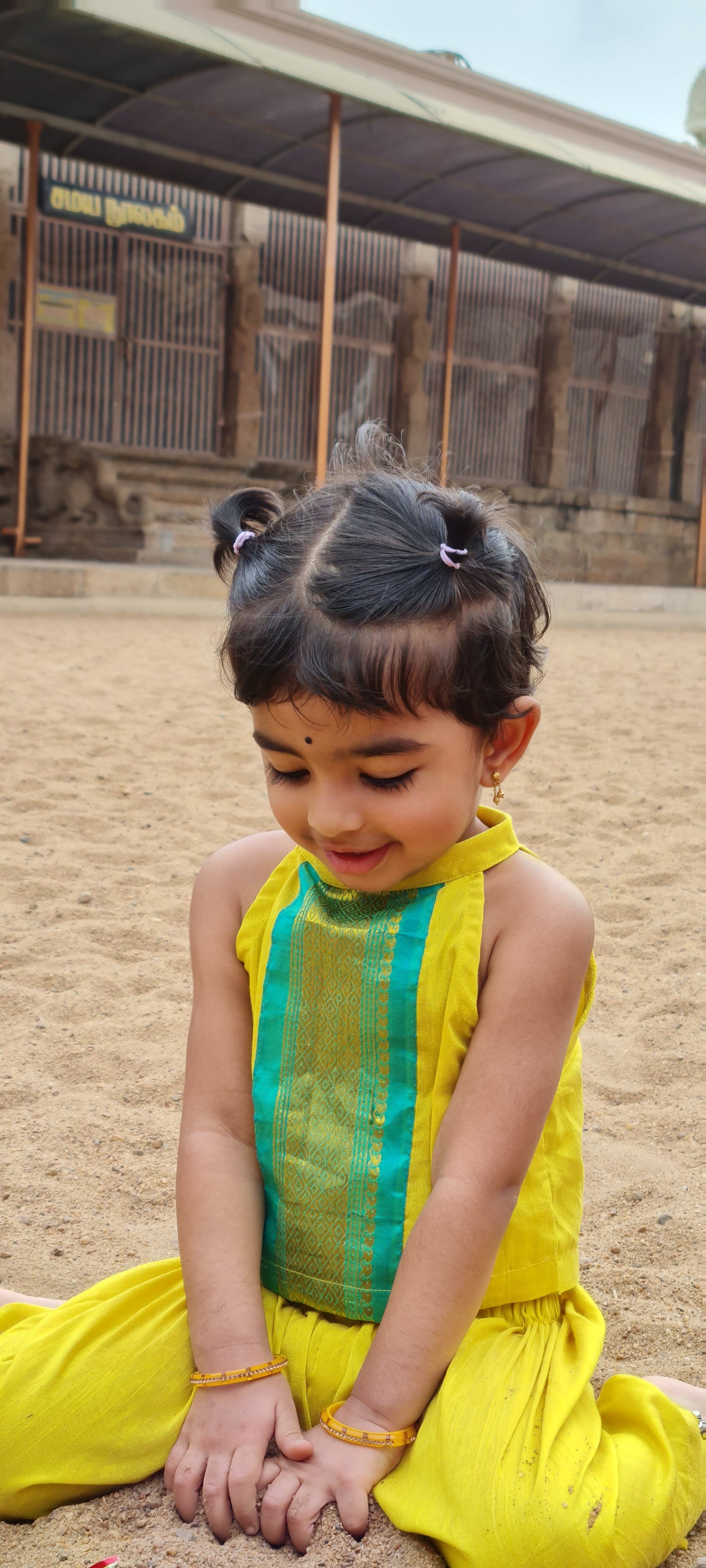 Unveil the Magic of Kanchipuram :Dhothi with crop top