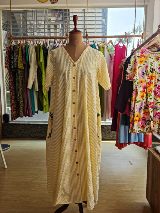 Stripe Comfort Frock(FREM0030)